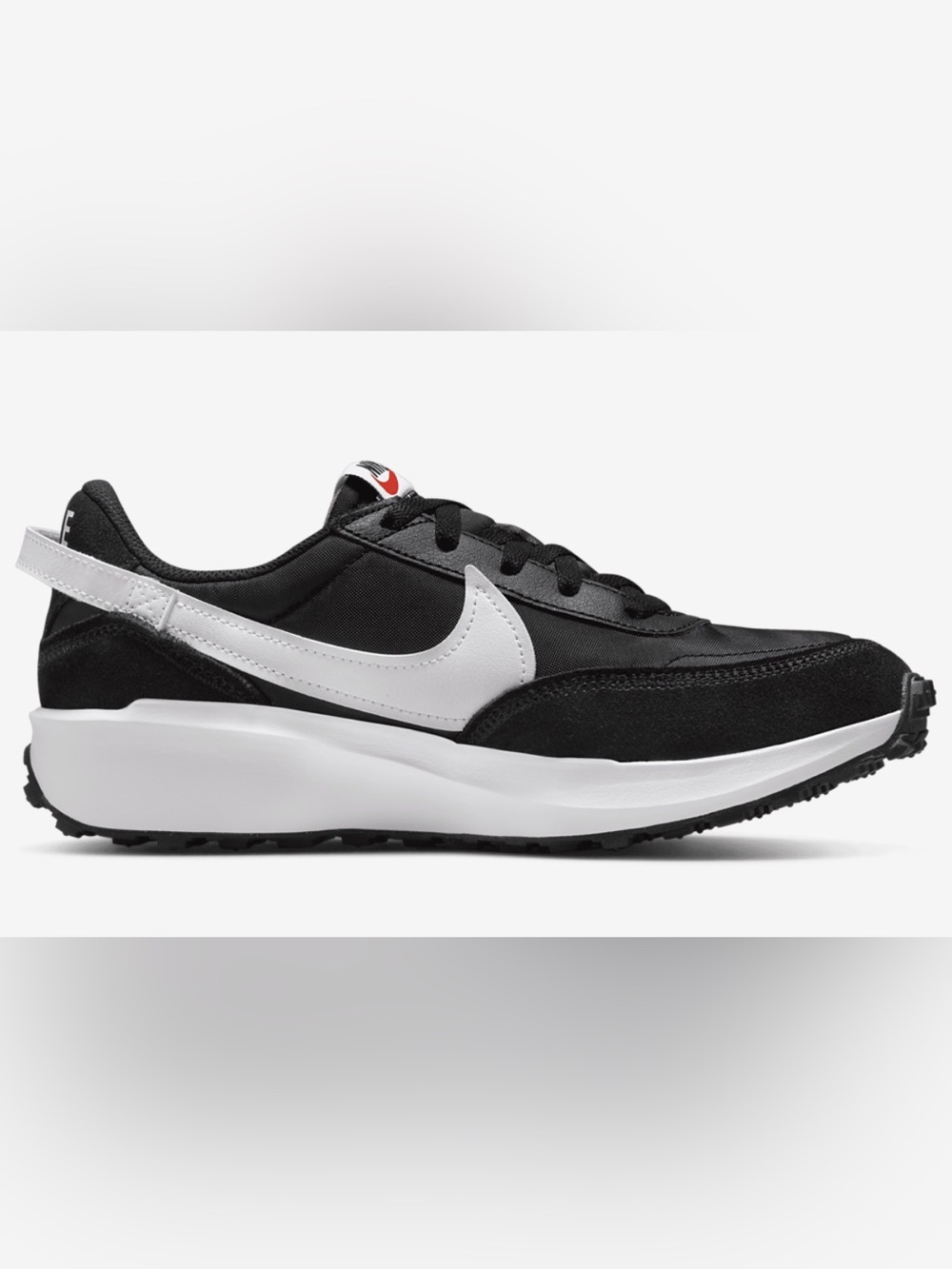 Nike Waffle Debut Black/White Retro Runner Sneakers